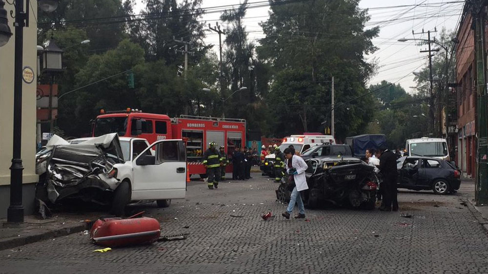 #Video Choque deja un muerto en Coyoacán
