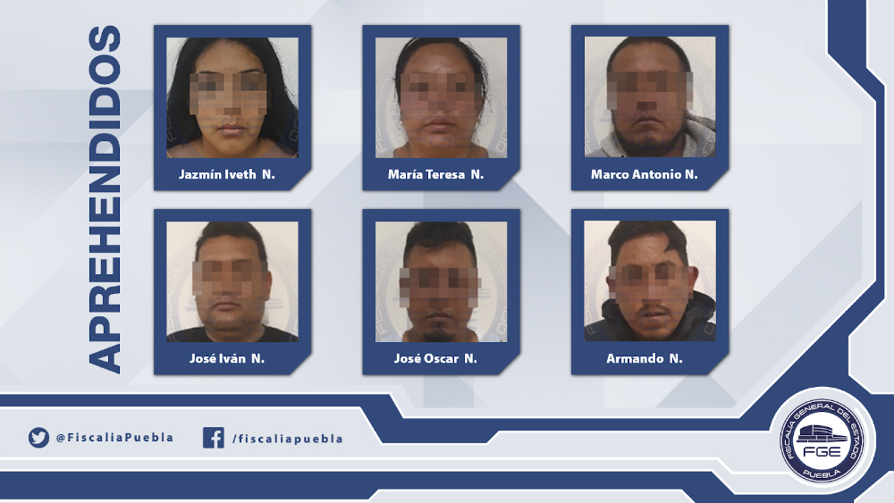 Fiscalía de Puebla desarticula banda de secuestradores