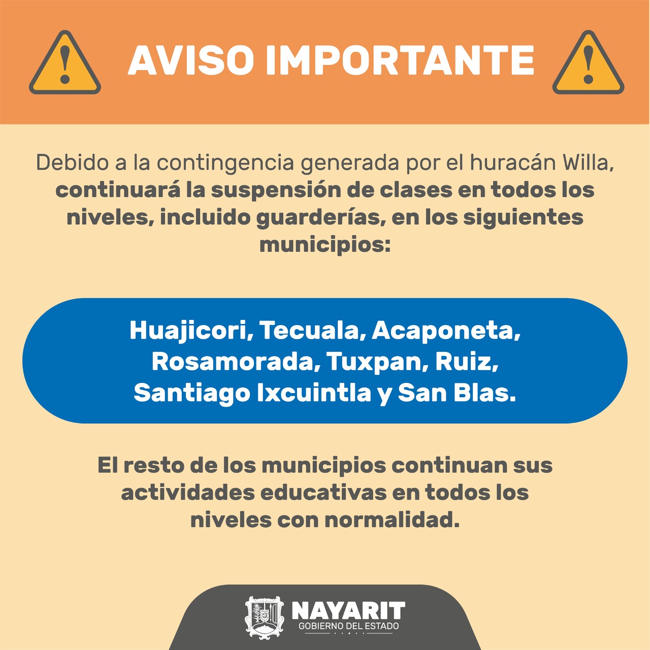 Huracán Willa provoca inundaciones en Nayarit - clases-informe-nayarit-3
