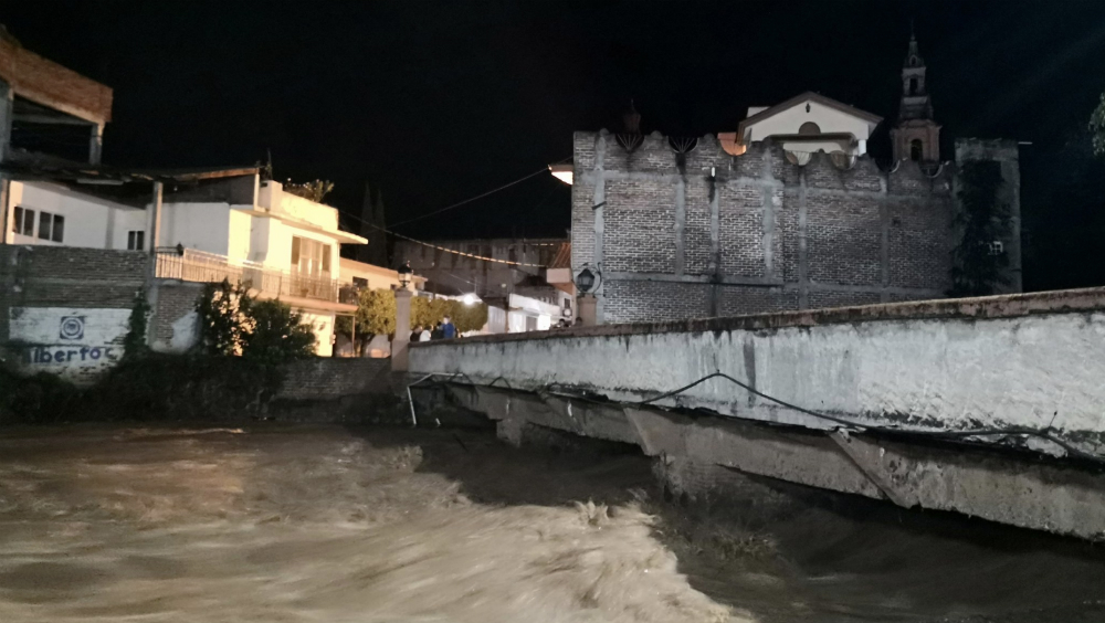 Tromba deja afectaciones en el municipio de Cotija, Michoacán