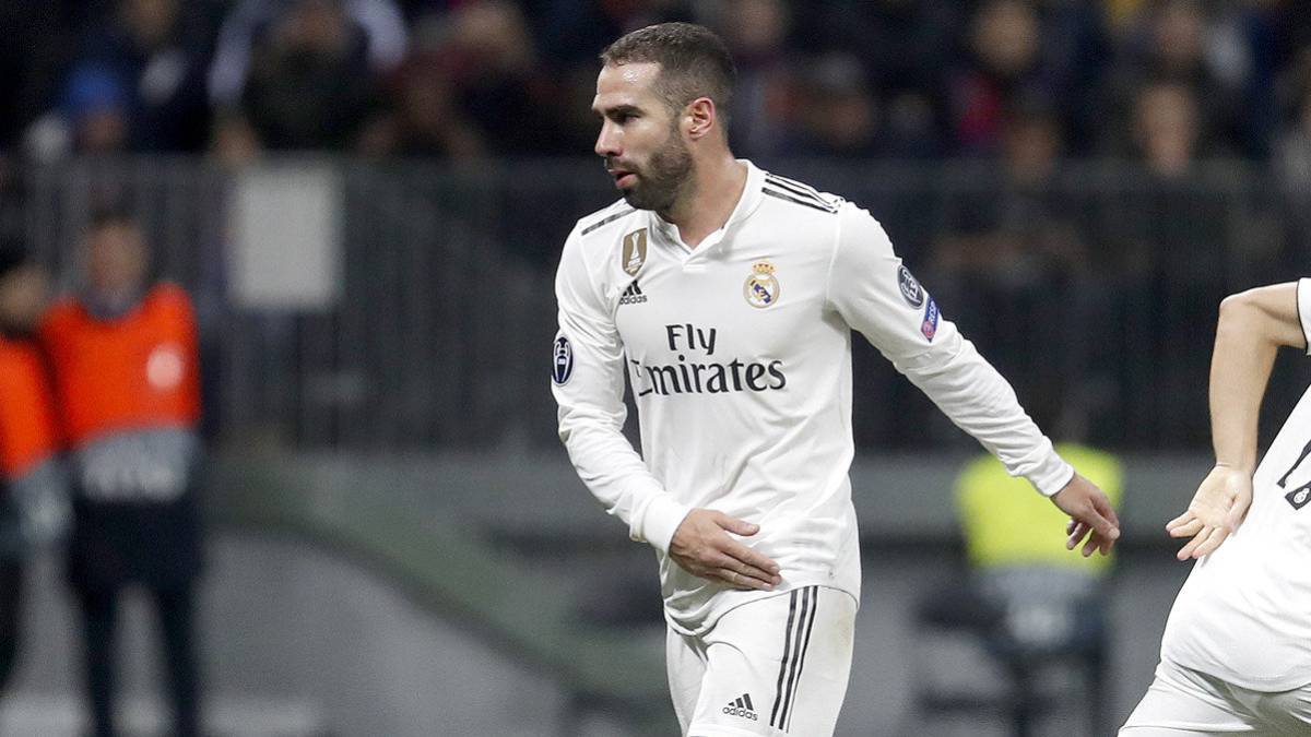 Dani Carvajal causa baja con el Real Madrid por lesión