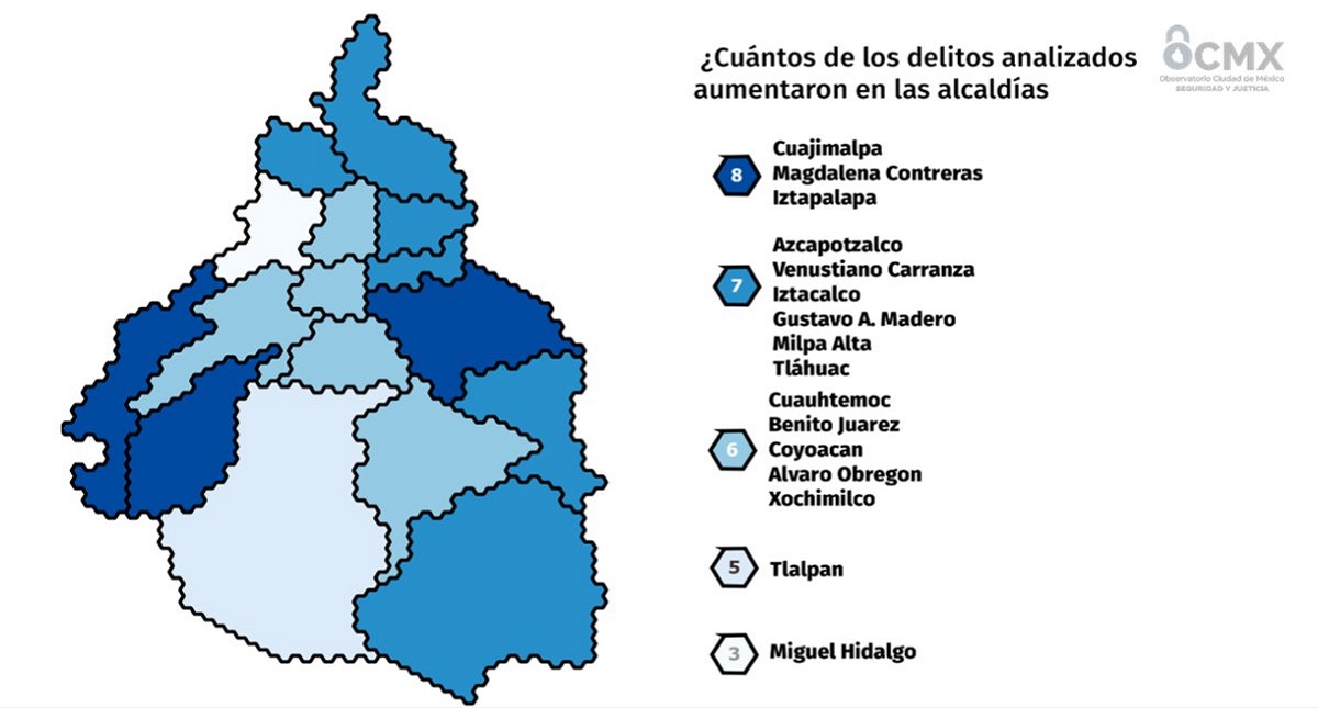 La Cuauhtémoc es la alcaldía de la Ciudad de México con más delitos - delitos-en-la-cdmx