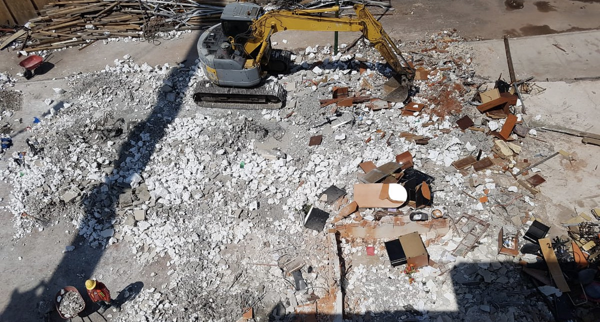 Concluye segunda etapa de demolición del colegio Rébsamen