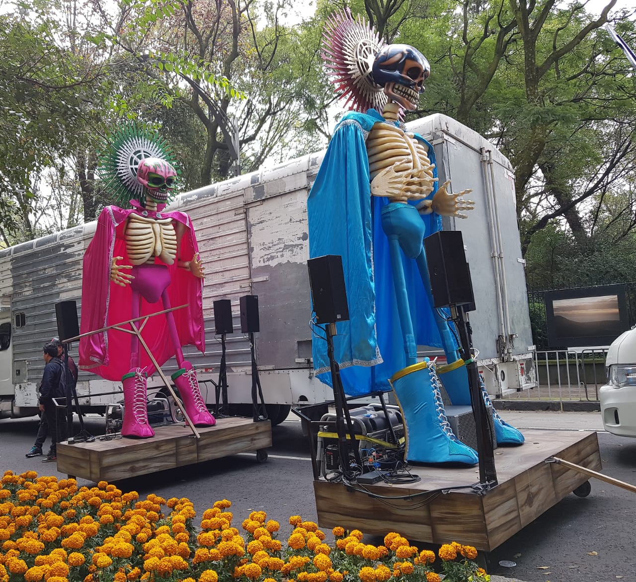 Concluye desfile por el Día de Muertos en la Ciudad de México - desfile-03