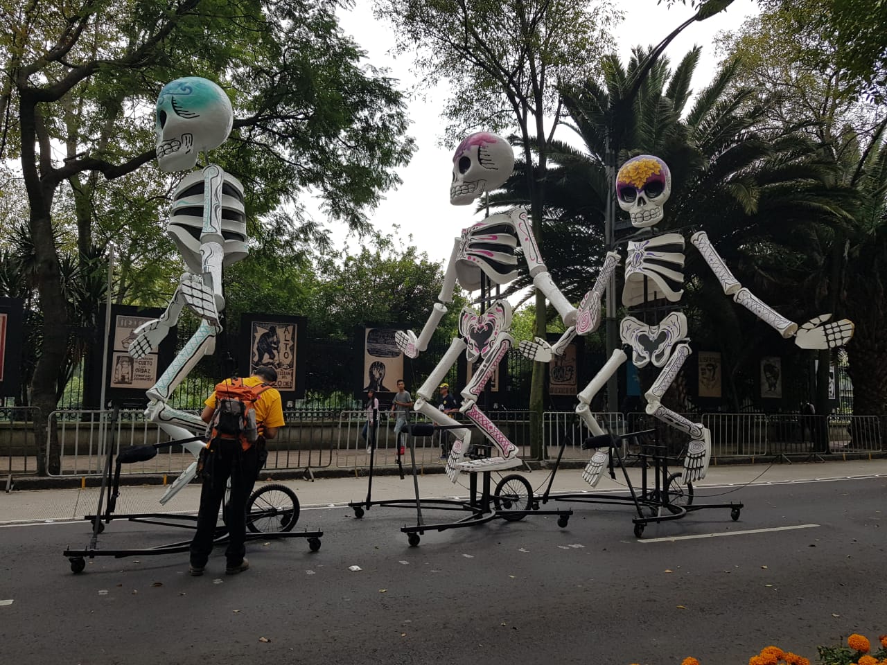 Concluye desfile por el Día de Muertos en la Ciudad de México - desfile-04