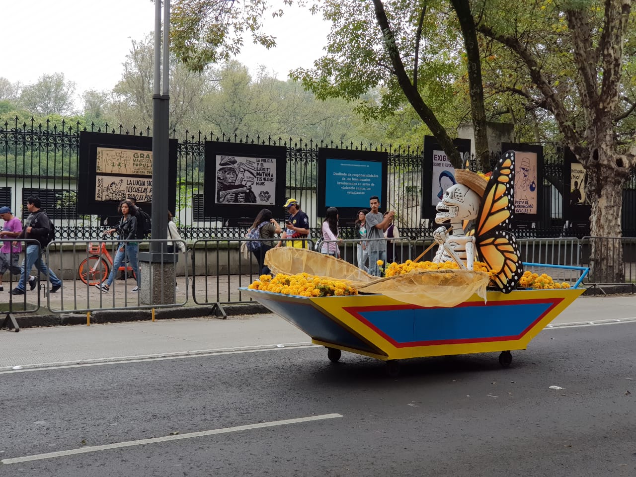 Concluye desfile por el Día de Muertos en la Ciudad de México - desfile-05