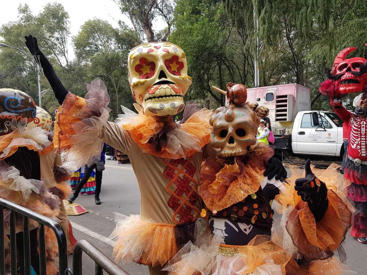 Concluye desfile por el Día de Muertos en la Ciudad de México - desfile-11