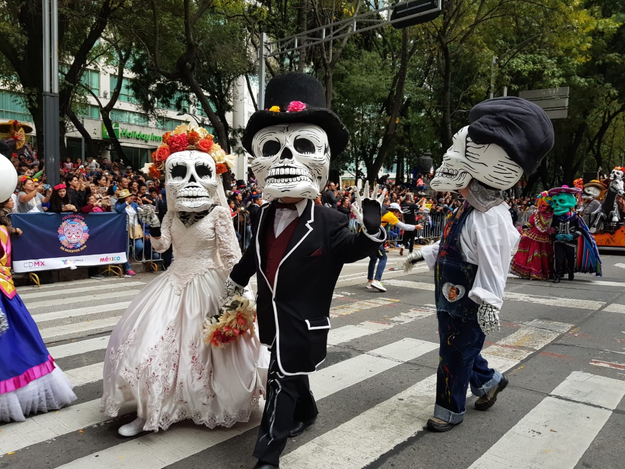 Concluye desfile por el Día de Muertos en la Ciudad de México - desfile-muertos-07