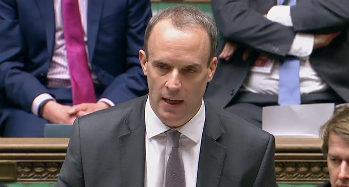 Negociaciones del Brexit sobre Irlandas terminan sin acuerdo - dominic-raab