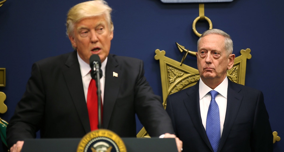 Tiene derecho a tener un secretario que comparta sus puntos de vista: Mattis a Trump