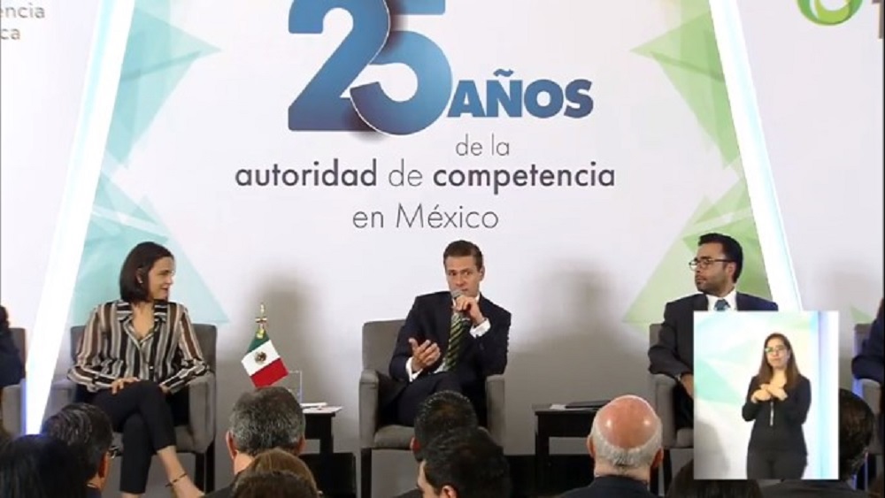 Peña Nieto reconoce avances en materia de competencia económica