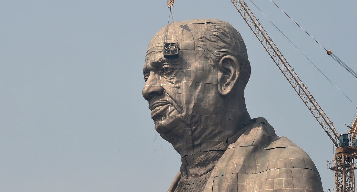 Concluye construcción de la estatua más alta del mundo en India - estatua-de-sardar-patel-en-india