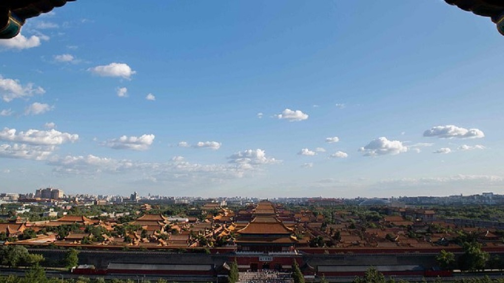 El antes y después de la acumulación de smog tóxico en Beijing - forbidden-city