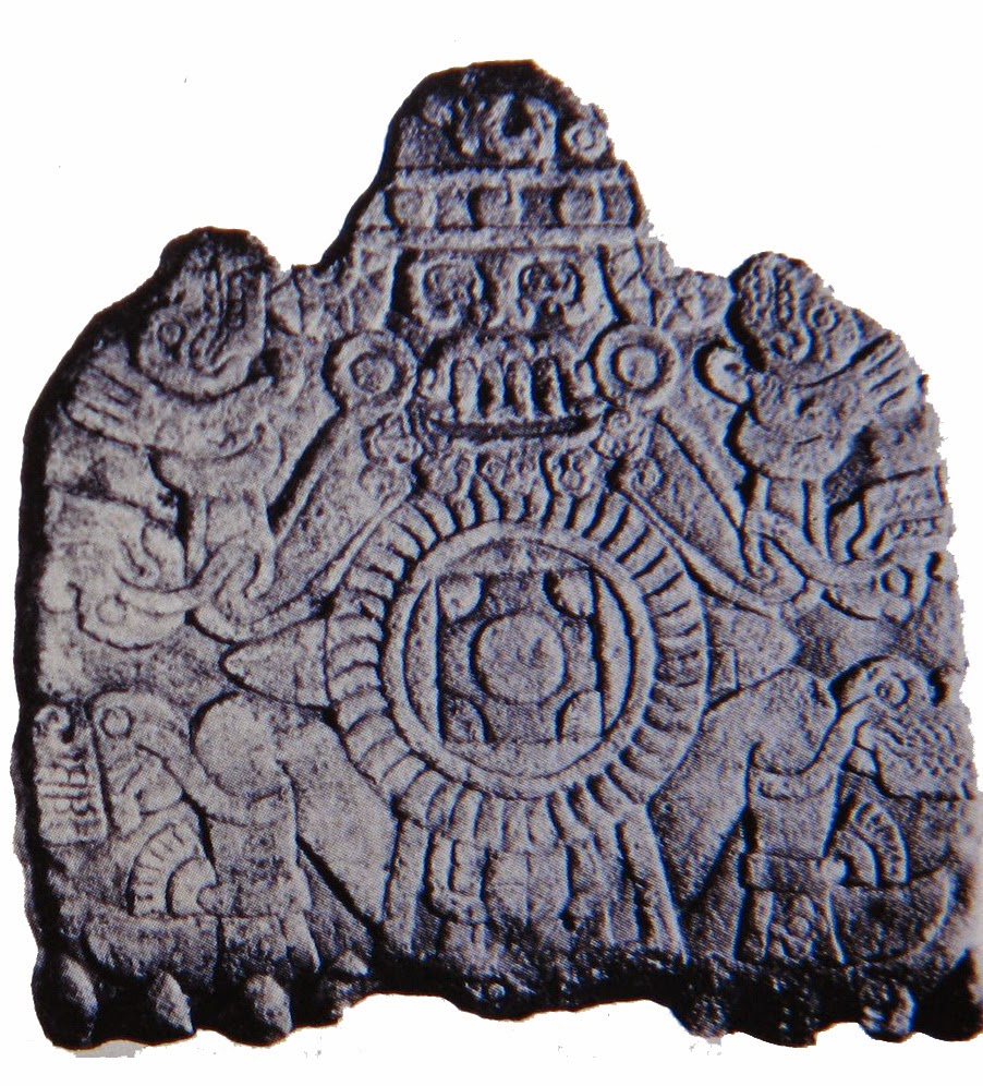 La madre de los dioses, Coatlicue: historia y simbolismo - grabado-inferior-coatlicue