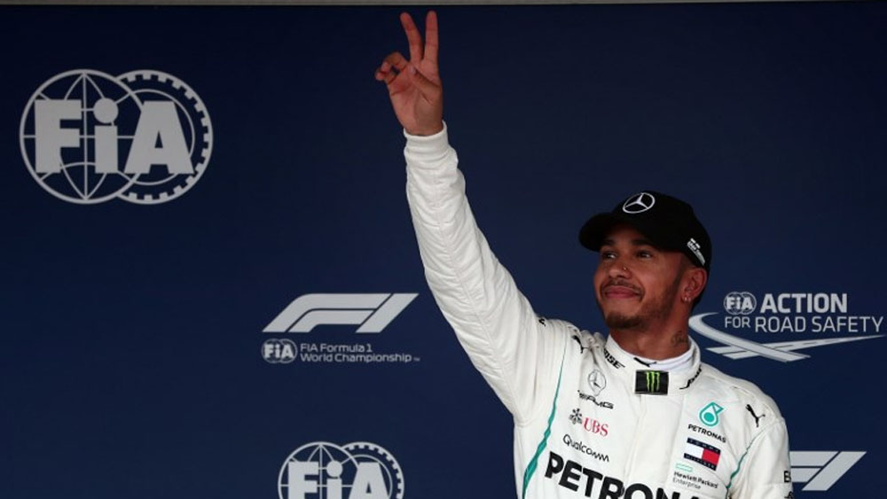 Hamilton logra la pole en el GP de Japón