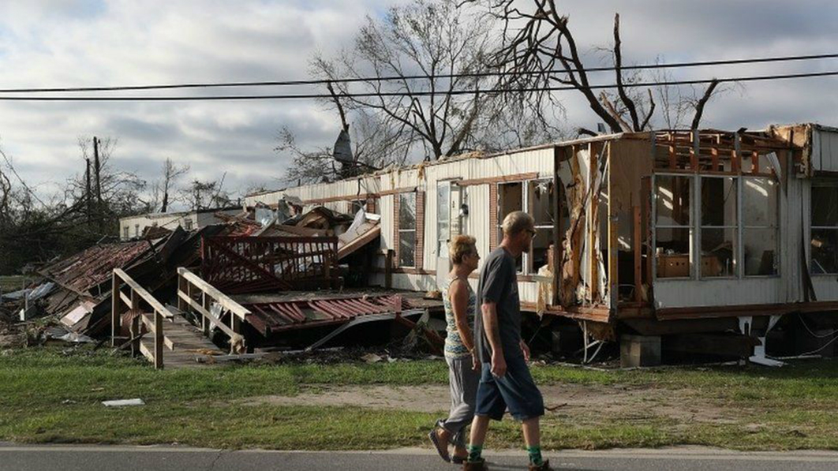 La destrucción del huracán Michael en Florida