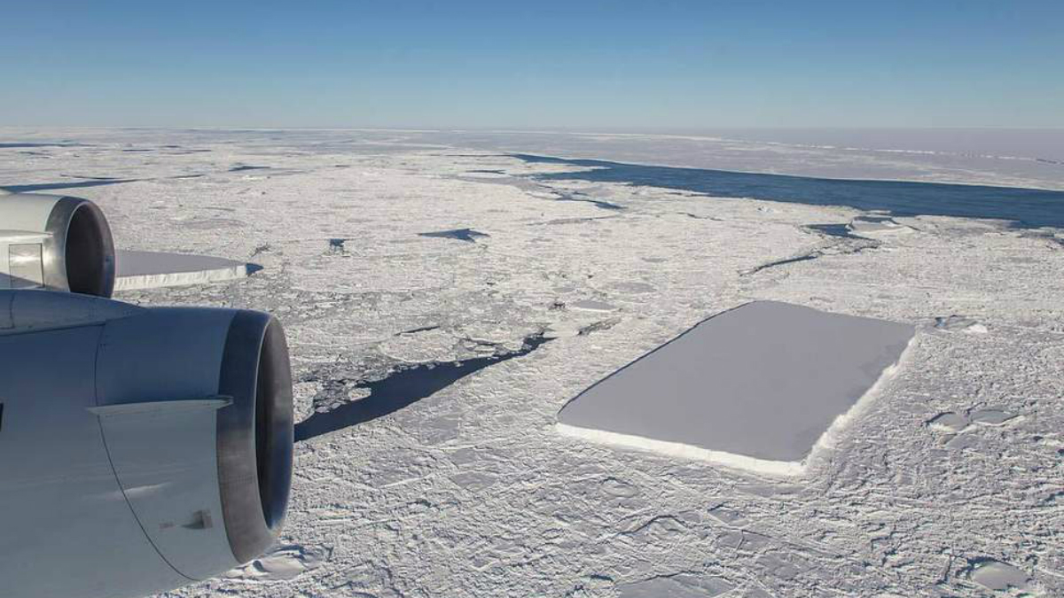 La NASA descubre otro iceberg rectangular en la Antártida La NASA descubre otro iceberg rectangular en la Antártida