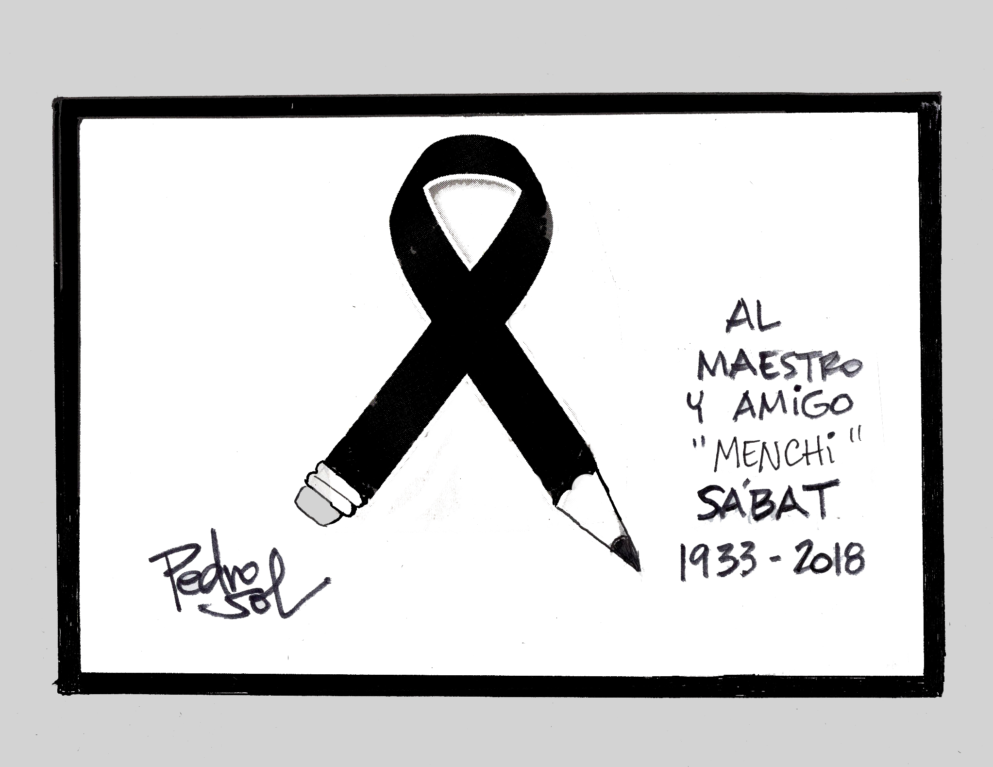 ¡Quema mucho el Sol! Luto entre humoristas gráficos - img823