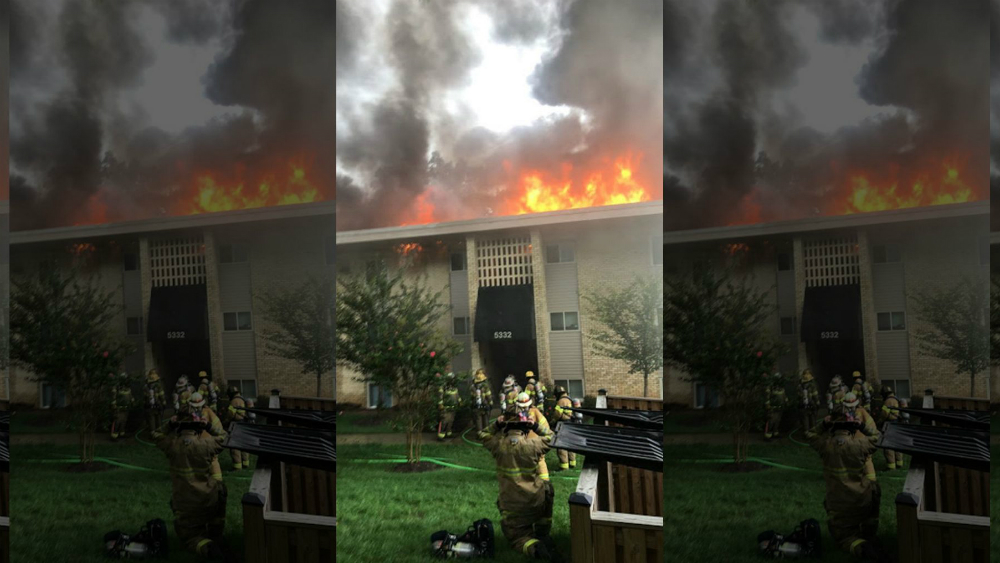 Arrestan en EE.UU. a mujer que provocó incendio tras discutir con novio - incendio-departamentos-maryland-eeuu-2