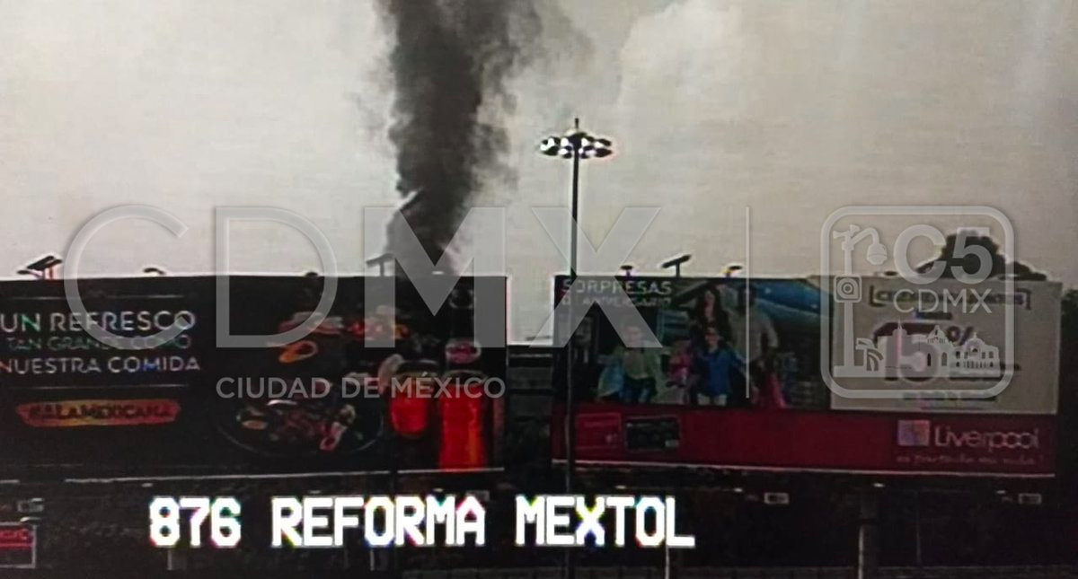 #Video Incendio de vehículos en la México-Toluca