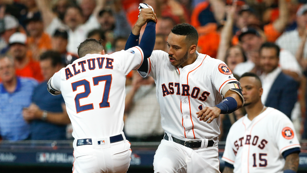 Astros se adelantan a Indios en Serie Divisional