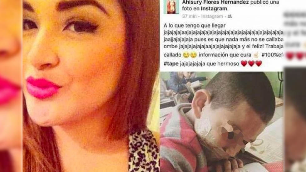 Vinculan a proceso a maestra que puso cinta adhesiva en boca de alumno - lady-tape-profesora-tamaulipas