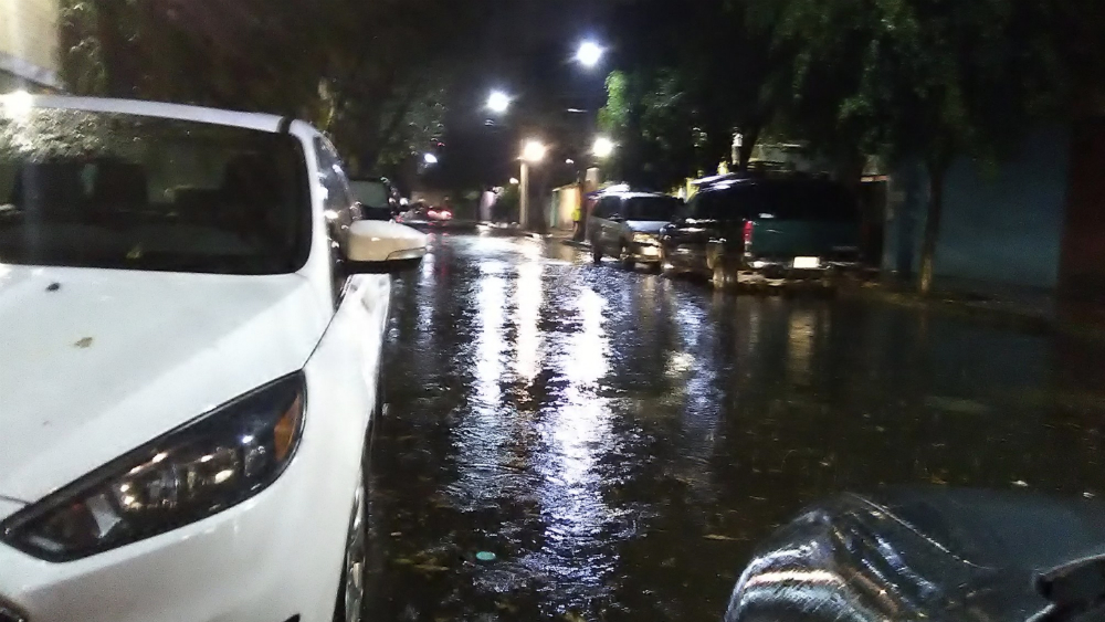 Afectaciones por lluvia de este viernes en la Ciudad de México