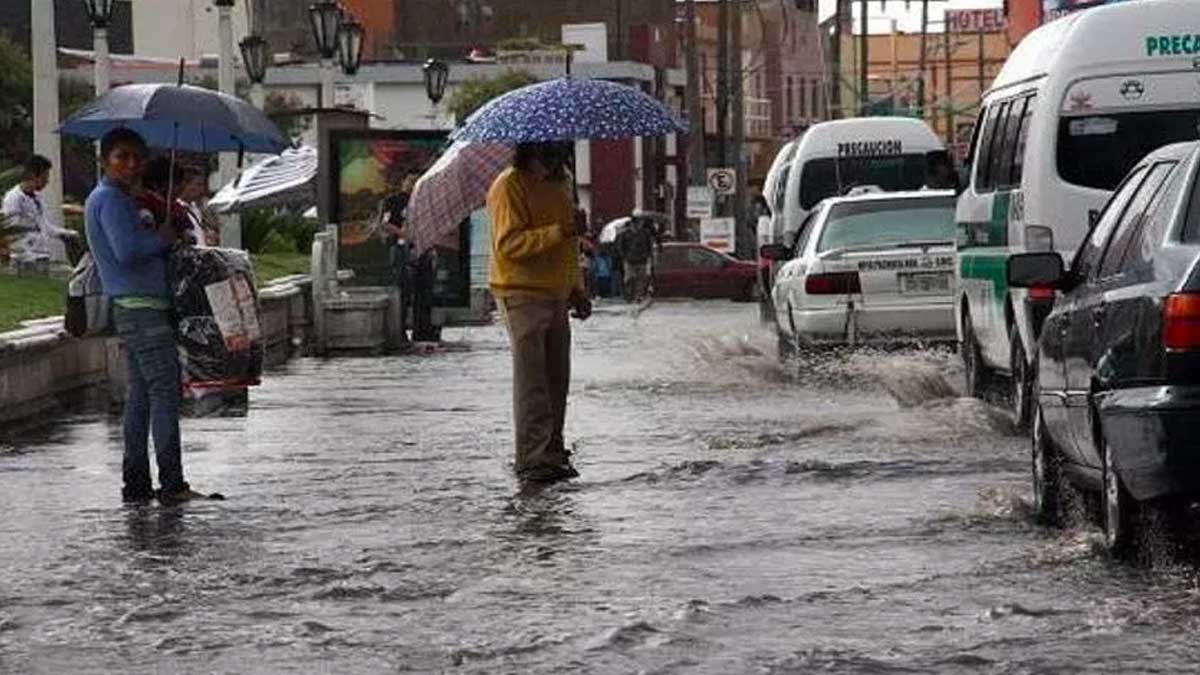 Esperan lluvia en al menos ocho entidades del país y bajará la temperatura