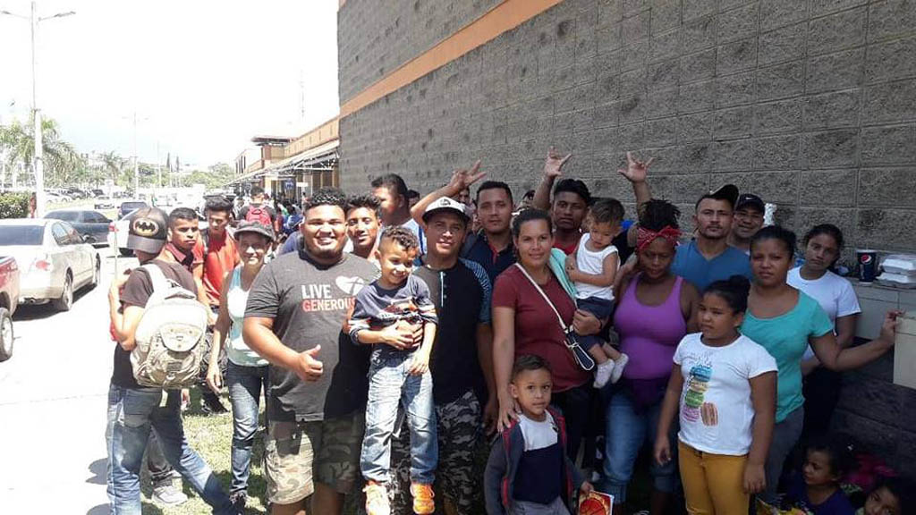 Parte "Caminata de los Migrantes" de Honduras a EE.UU. - marcha-del-migrante-hondurenos