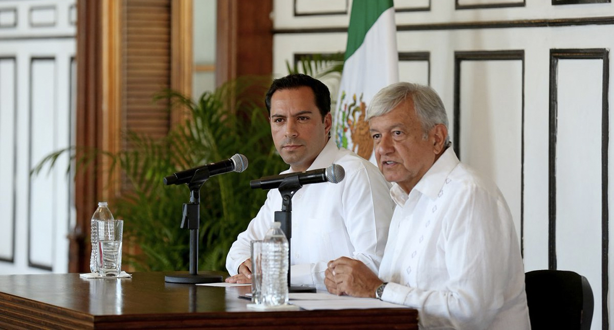 López Obrador se reunirá con gobernadores del sureste para hablar del Tren Maya - mauricio-vila-y-lopez-obrador-1