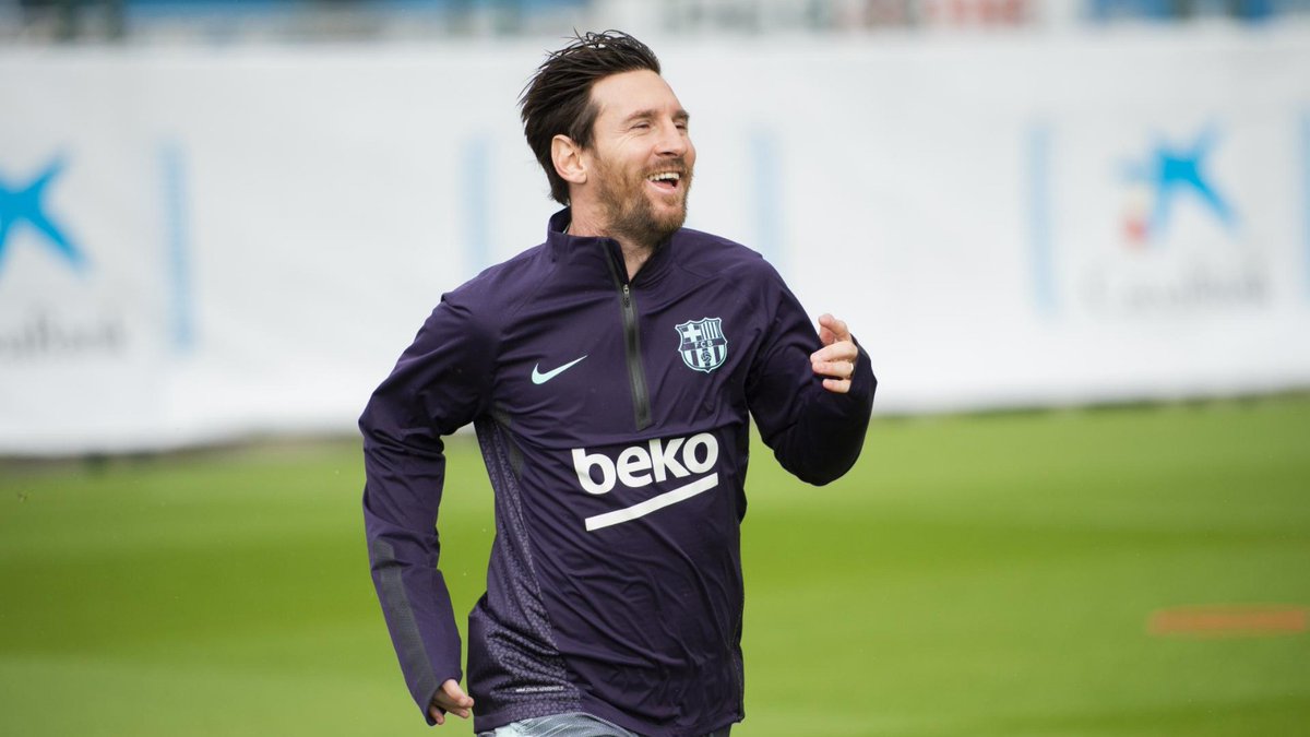 Messi regresa a los entrenamientos tras fractura