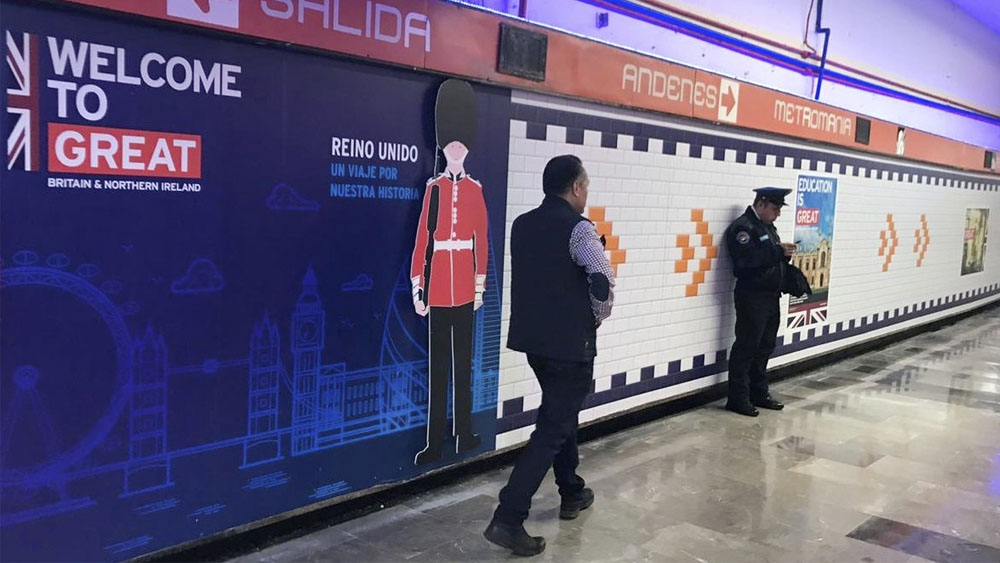 Inauguran Estación Británica en Metro Auditorio