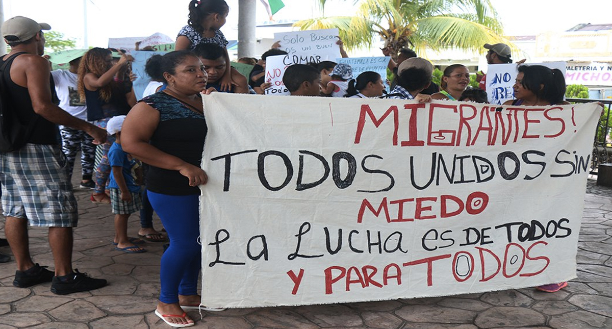 Migrantes en México esperan arribo de centroamericanos a Chiapas