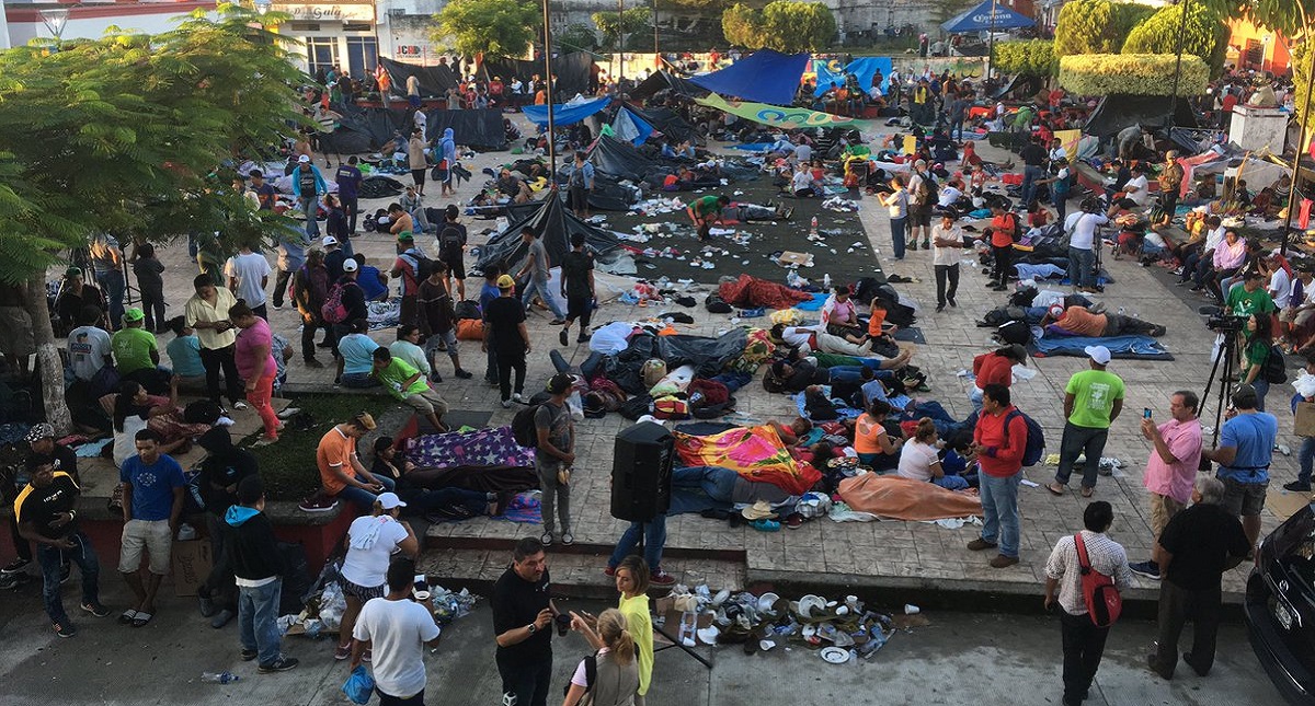 Donald Trump urge a demócratas cambiar leyes de migración - migrantes-en-huixtla