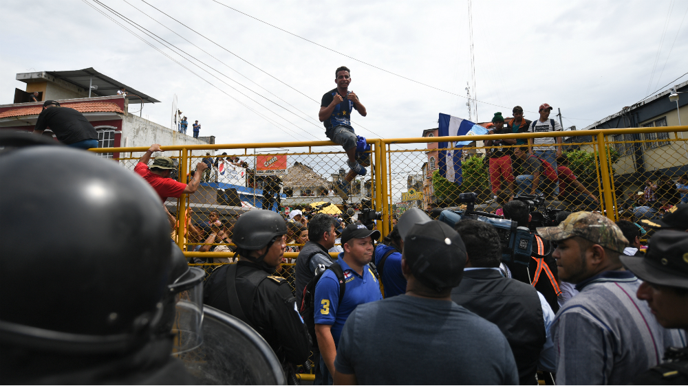 No se usará la fuerza contra migrantes en frontera sur: Segob