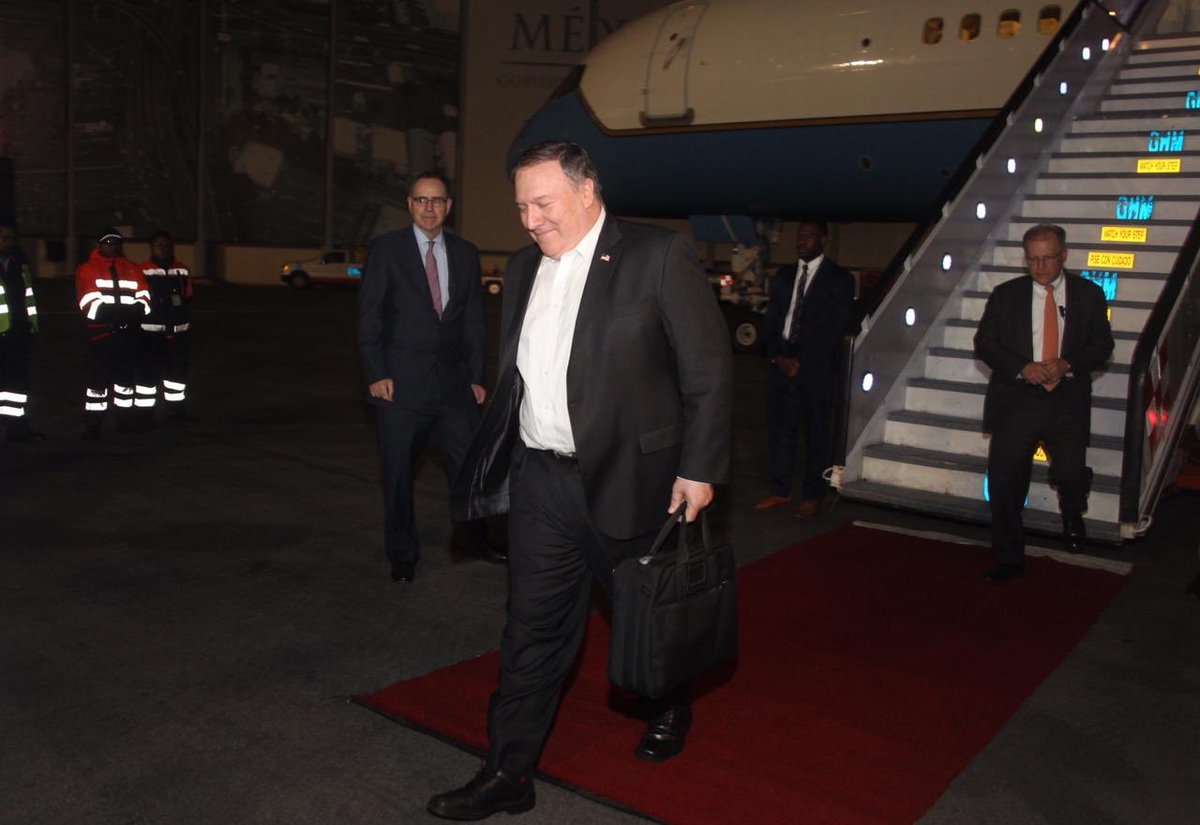 Mike Pompeo llega a México en medio de crisis migratoria - mike-pompeo-llegada-mexico
