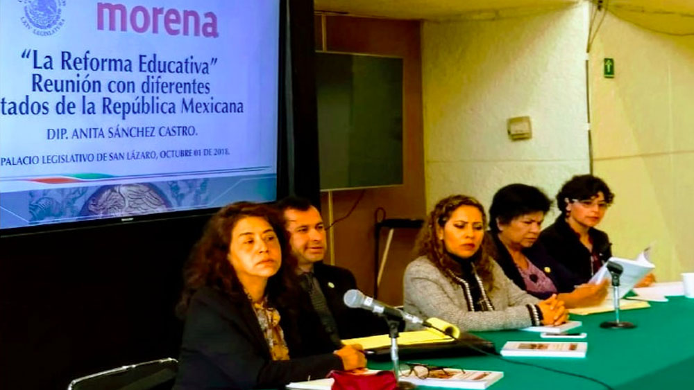 Morena afirma que abrogará todo lo que lesione derechos de maestros