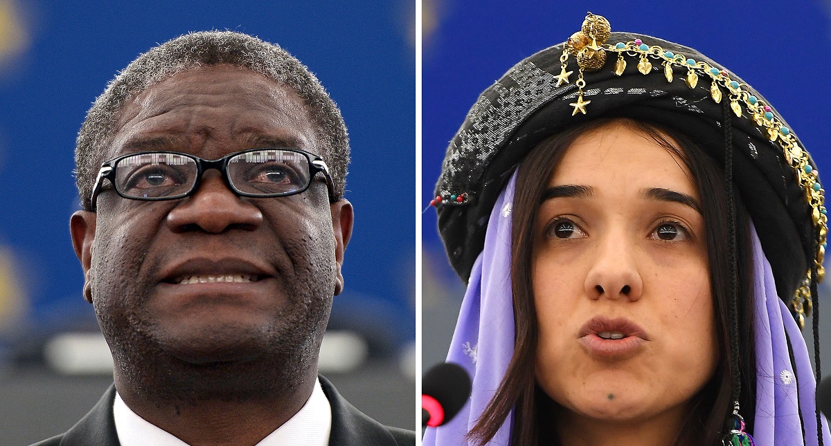 Nobel de la Paz 2018 es para médico y ex esclava sexual del EI - mukwege-y-murad