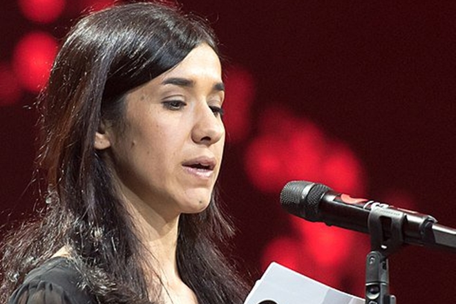 Médico y ex esclava sexual reciben el Premio Nobel de la Paz - nadia-murad-nobel-de-la-paz