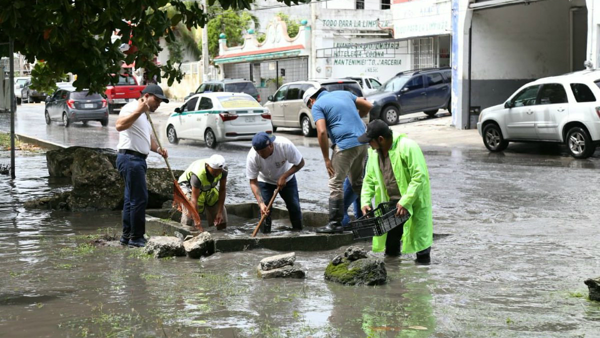 Activan Operativo Tormenta en Cancún por depresión tropical