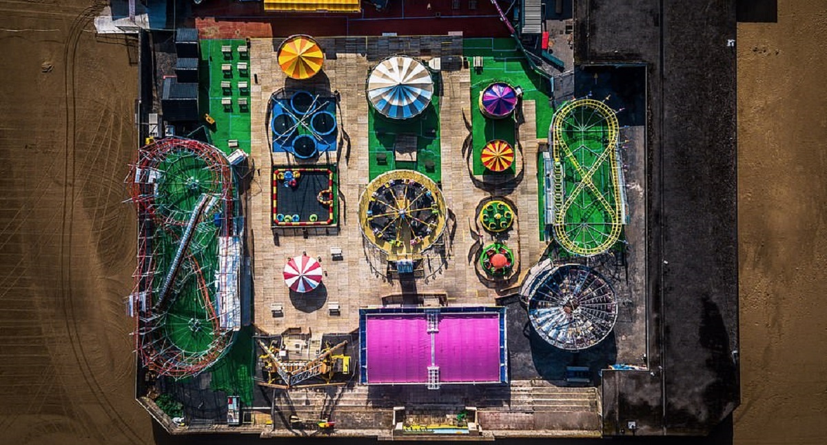 Las fotografías que competirán por ser la mejor a nivel mundial - parque-de-diversiones-en-weston-super-mare