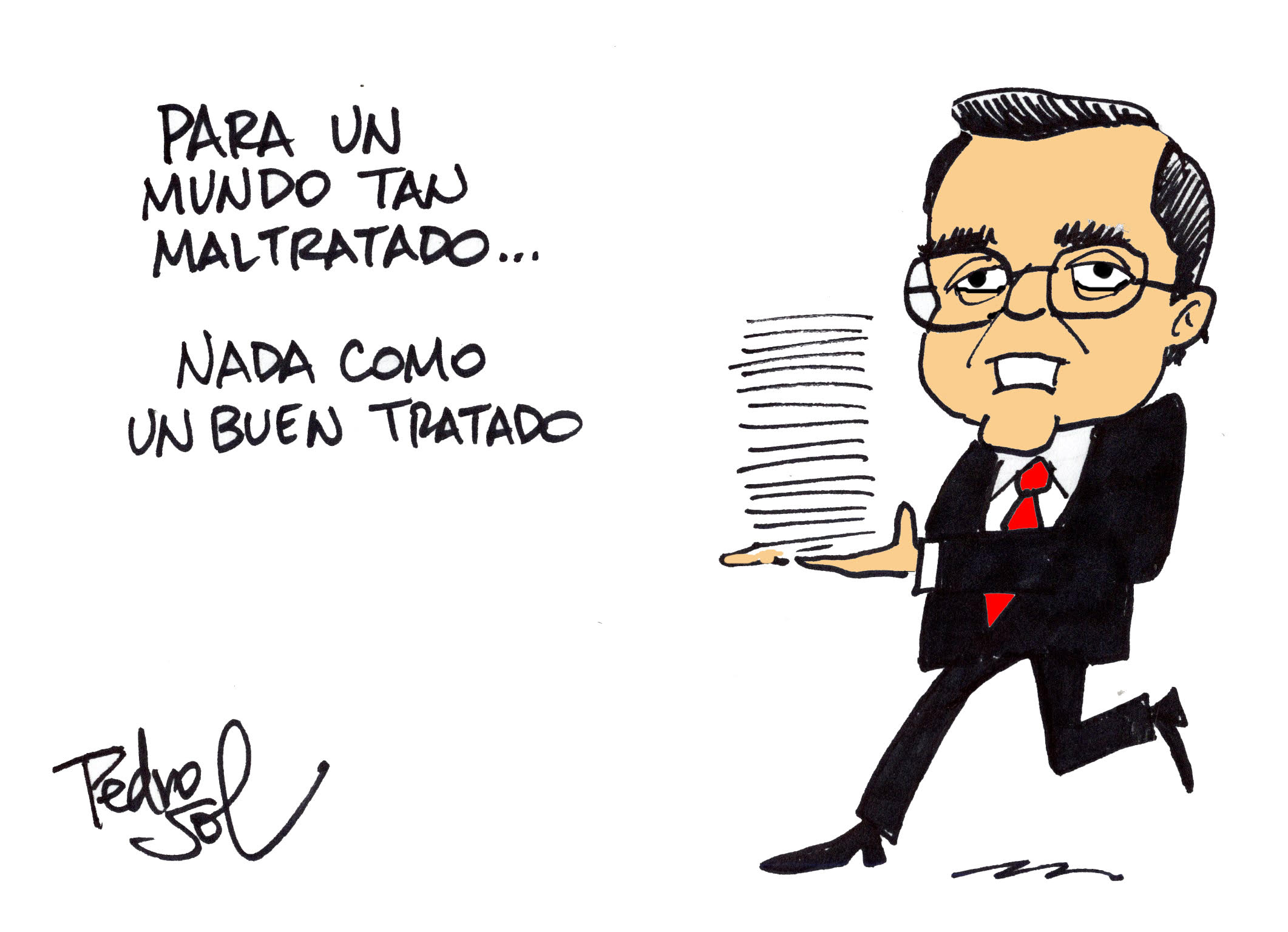 ¡Quema mucho el Sol! Acuerdo Comercial - pedro-sol-nuevo-tratado