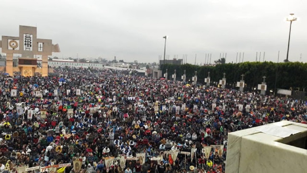 Arriba la primer peregrinación de la temporada a la Basílica