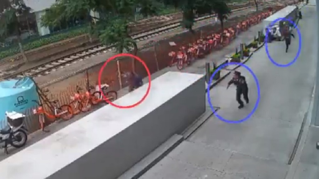 #Video Así se desató la balacera en alrededores de Plaza Carso