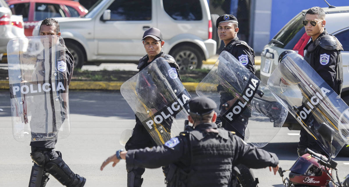 Nicaragua anuncia incremento en número de policías