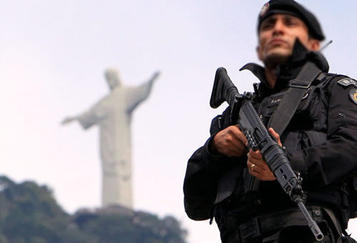 Elecciones en Brasil serán vigiladas por 280 mil efectivos - policia-rio-de-janeiro