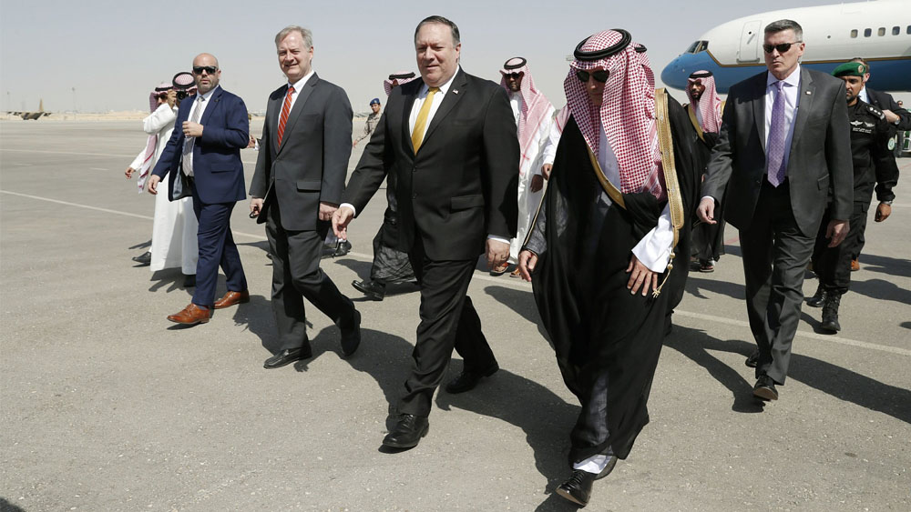 Pompeo llega a Riad por caso de periodista desaparecido Pompeo llega a Riad por caso de periodista desaparecido