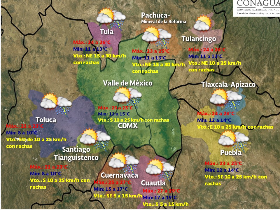 Nuevo frente frío afectará el norte y noroeste del país - pronostico-14-de-octubre-vdm
