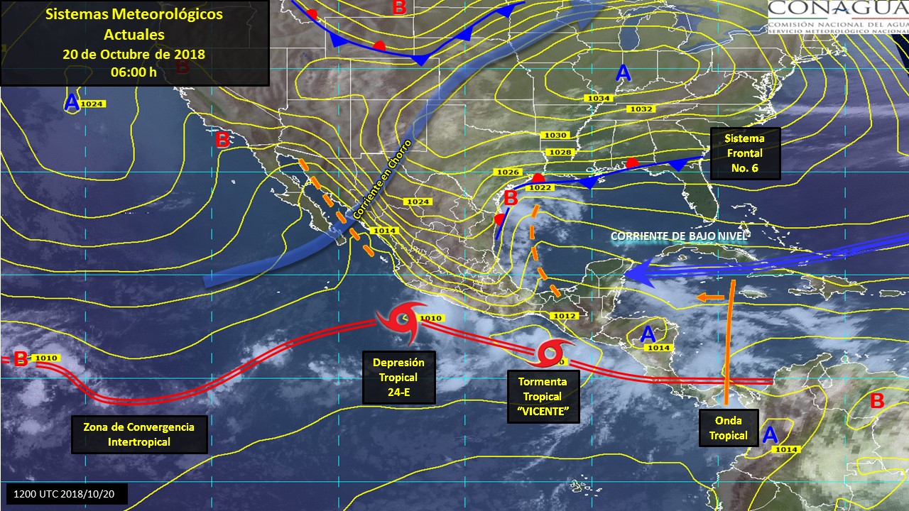 Tormentas fuertes afectarán 25 estados del país - pronostico-del-tiempo-sabado-20-2