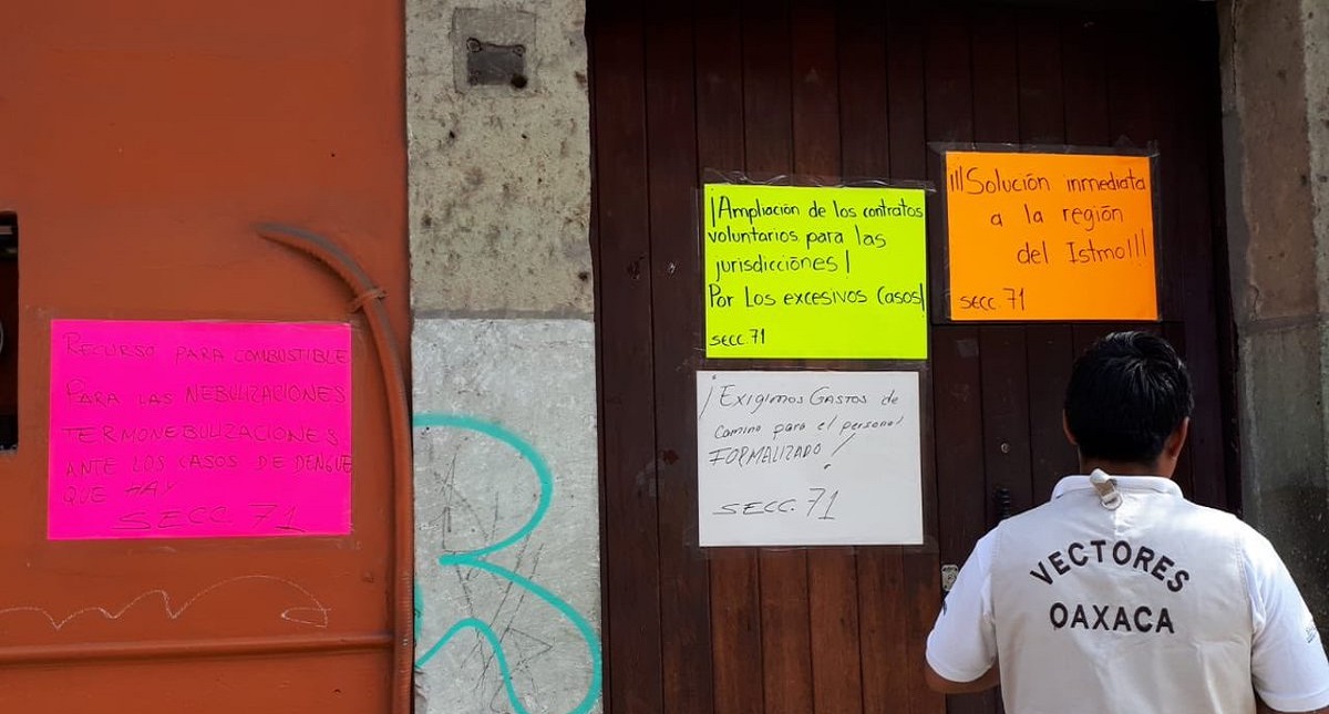 Médicos y enfermeras se van a paro indefinido en Oaxaca - protesta-de-medicos-en-oaxaca